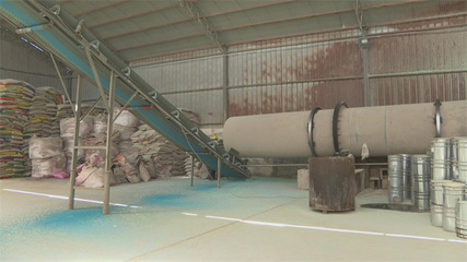 高台 项目不停工 生产建设忙 肥料生产